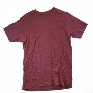 Burgundy fox racing skater pocket